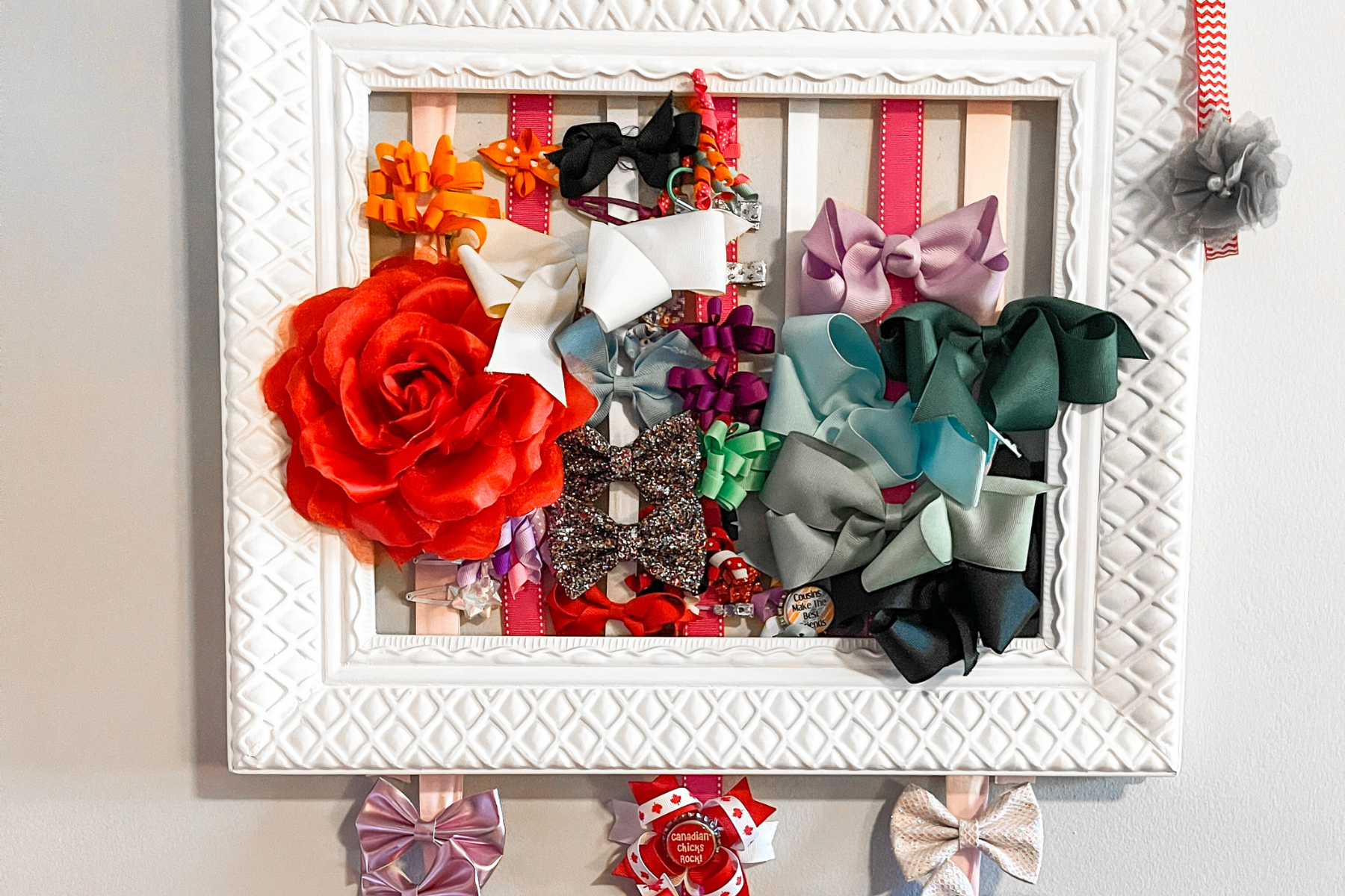 How to Make a DIY Cheer Bow Holder