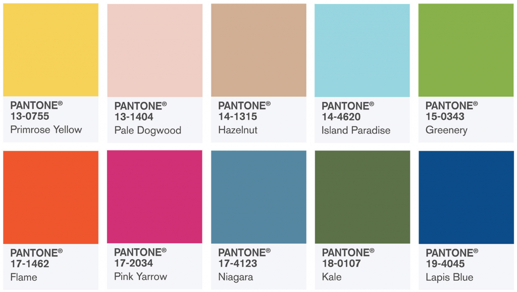 Pantone's Top 10 Colors for Spring 2017
