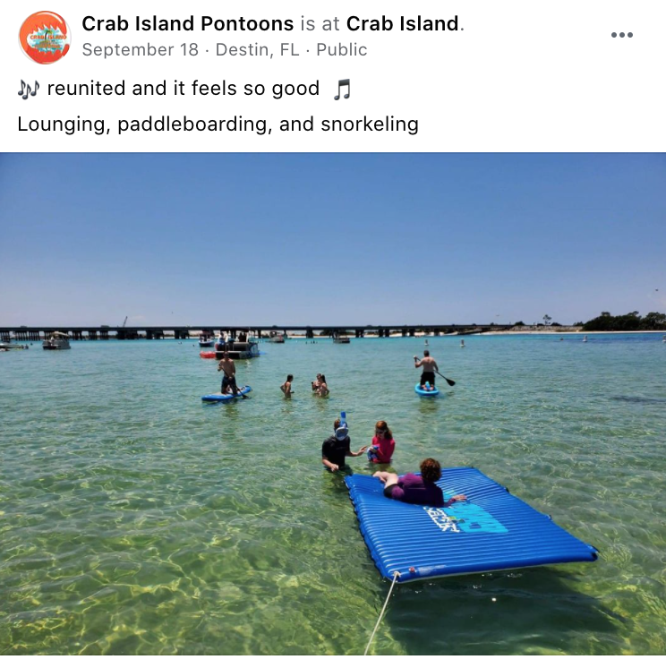 crab island in destin