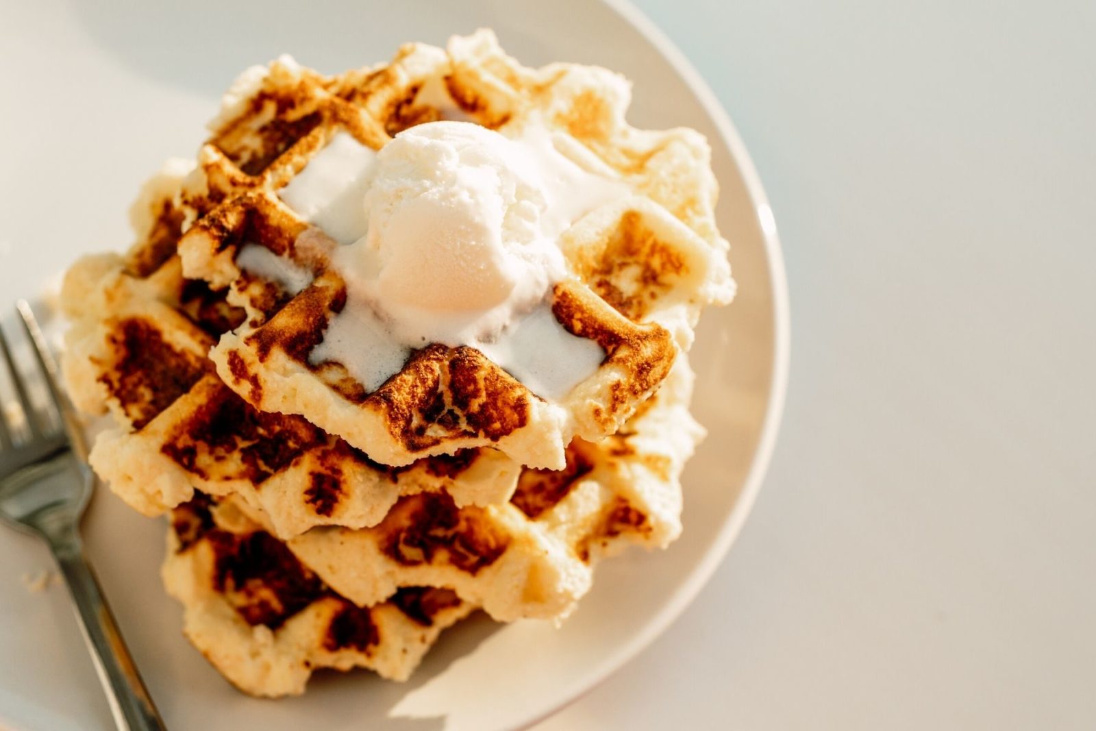 White "Wonder Bread" Keto Chaffle Recipe • Christina All Day