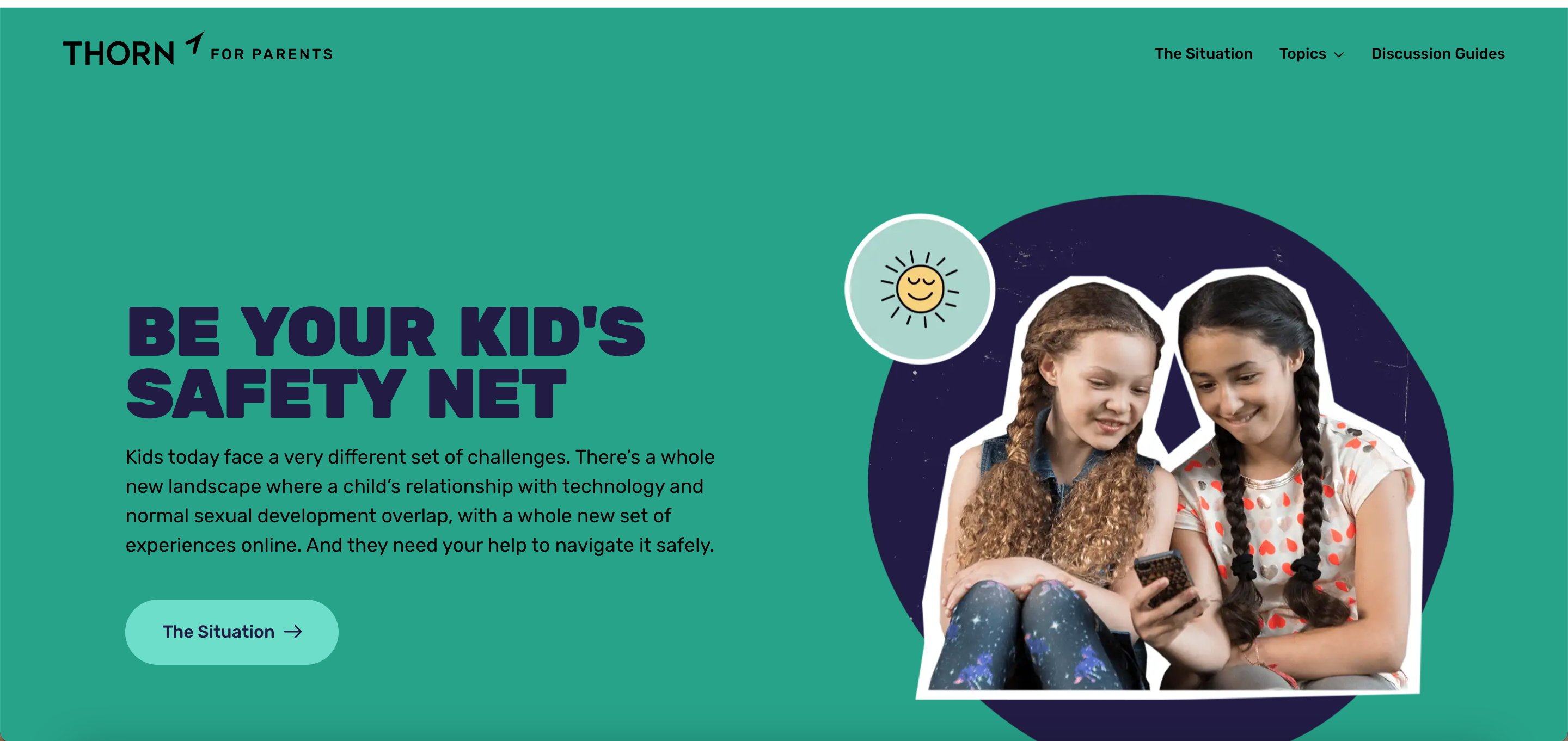 Be Your Kid's Safety Net - Thorn for Parents