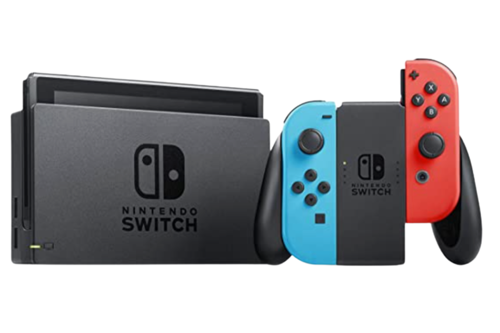 For the ultimate gaming experience, she'll need this Nintendo Switch console from Amazon.
