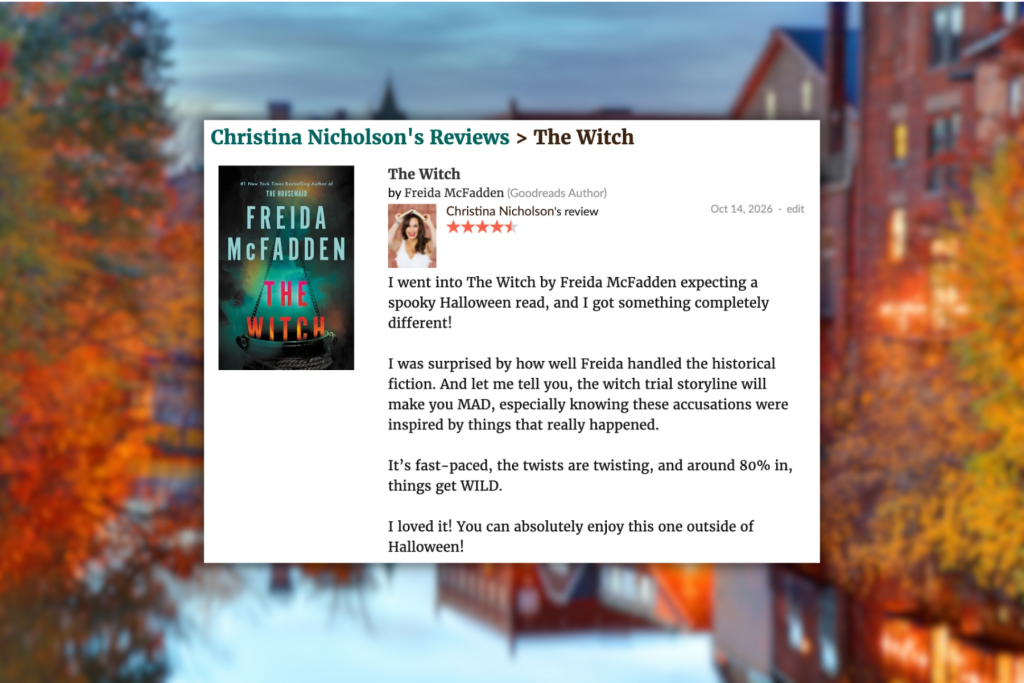 The Witch review on Goodreads